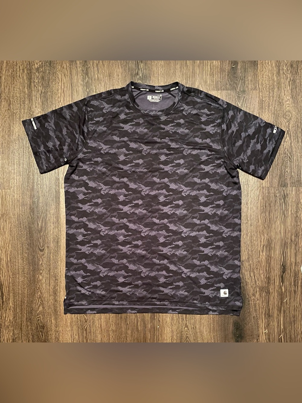 Carhartt LWD Men’s Relaxed Fit Camo T-Shirt X-large Tall Stretch Mesh Never Worn